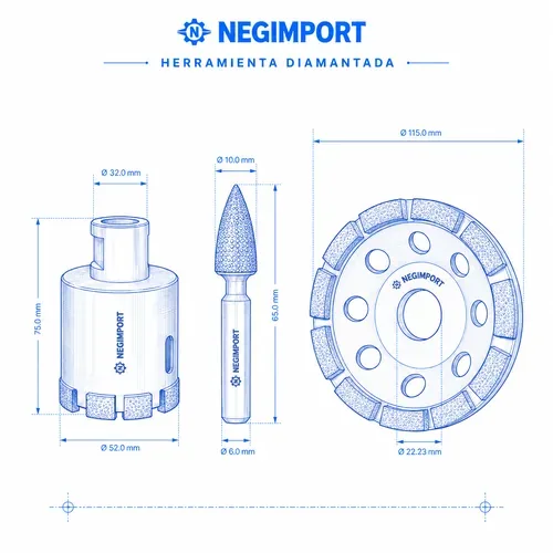 Herramienta diamantada NEGIMPORT