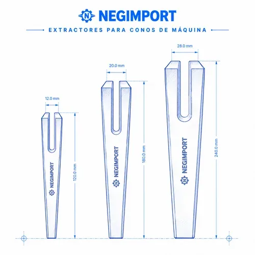 Extractores para conos de máquina NEGIMPORT