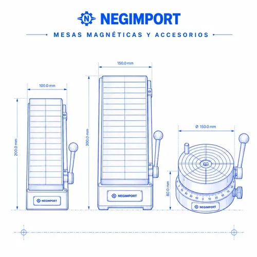 Mesas magnéticas y accesorios NEGIMPORT