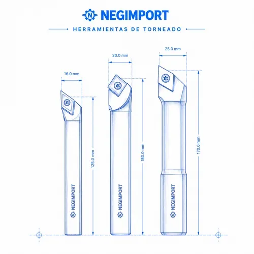 Herramientas de torneado NEGIMPORT